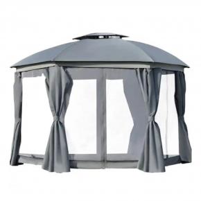 Gray Oxford Waterproof and Durable, Outdoor Courtyard Garden, Awnings Gazebo Canopy Top